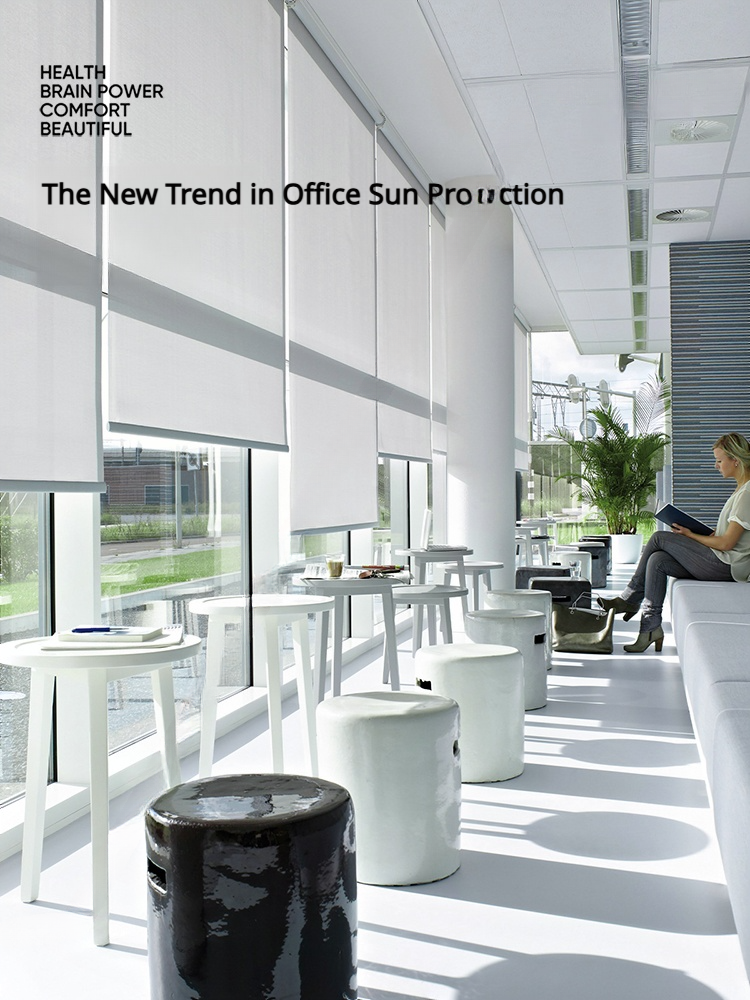 LuxVelum Custom High-Performance Tech-Weave Roller Shades (Flame Retardant & Waterproof)
