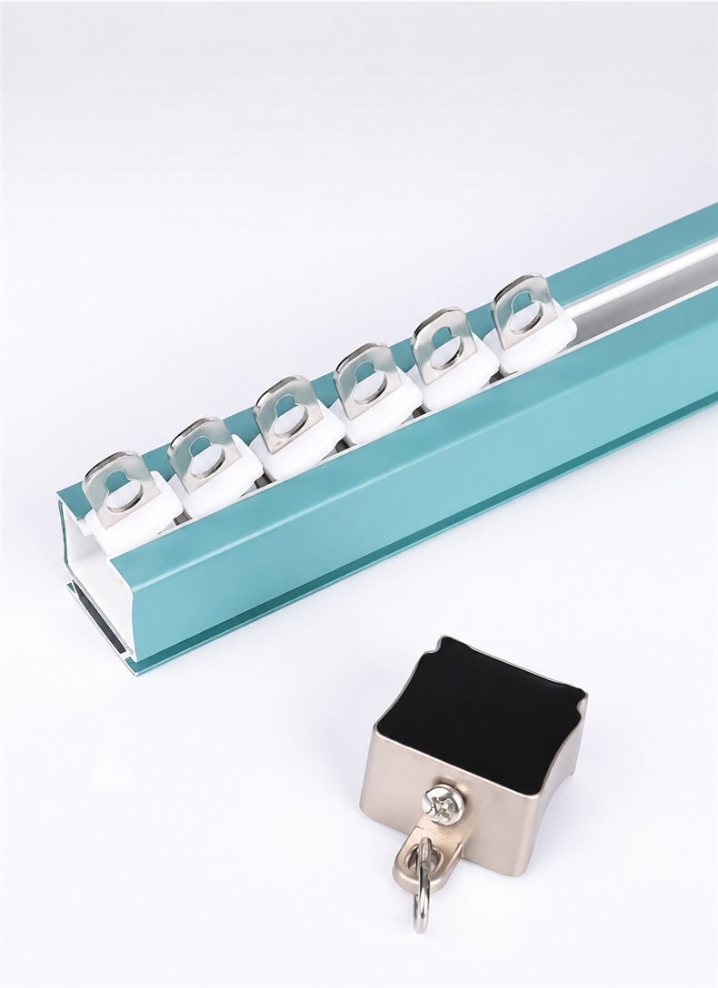 Aluminum quiet-glide curtain track system main image 3