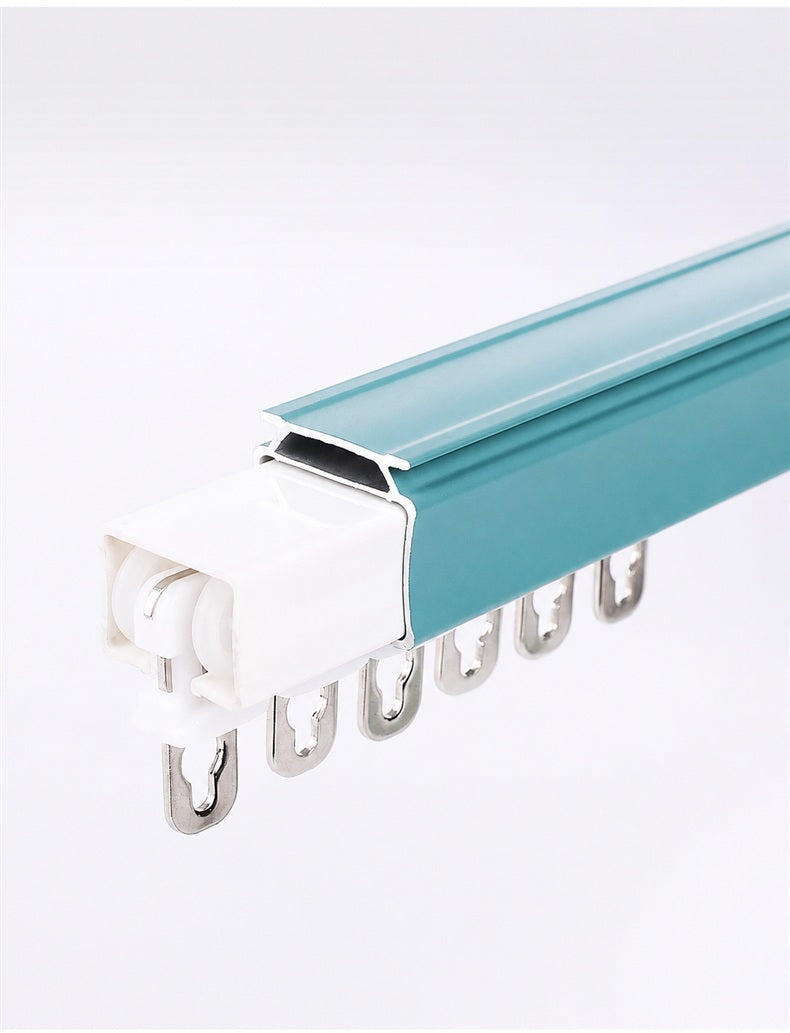 Aluminum quiet-glide curtain track system main image 6