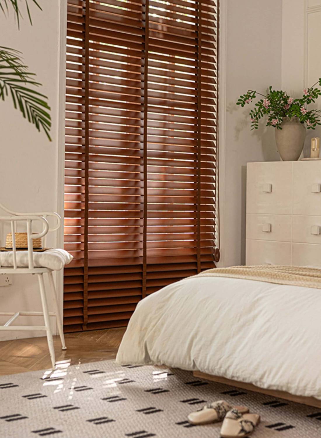 LuxVelum TimberGlow | Premium American Basswood Blinds (Eco-Coated & Moisture Resistant)